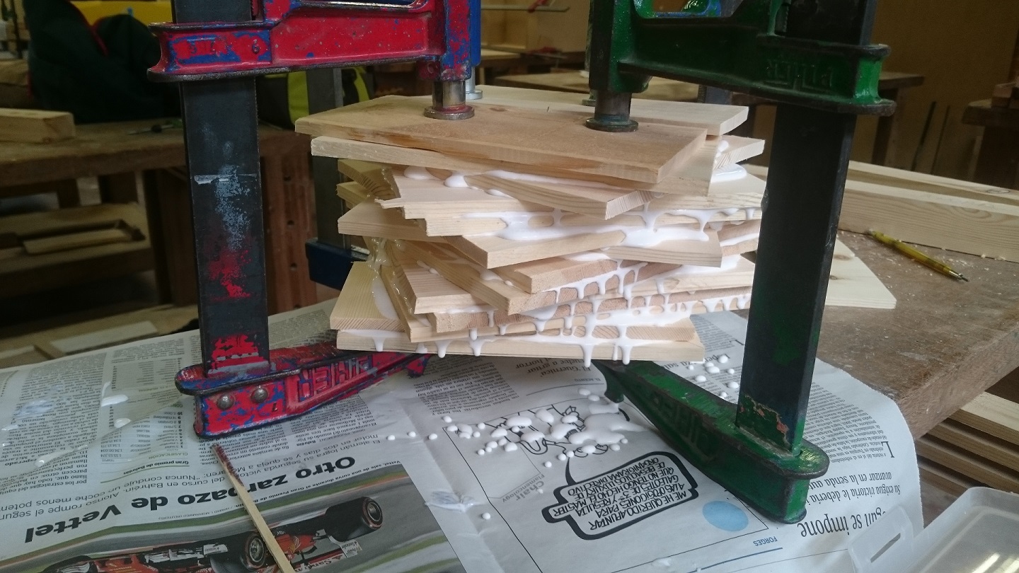 bloque macizo de madera